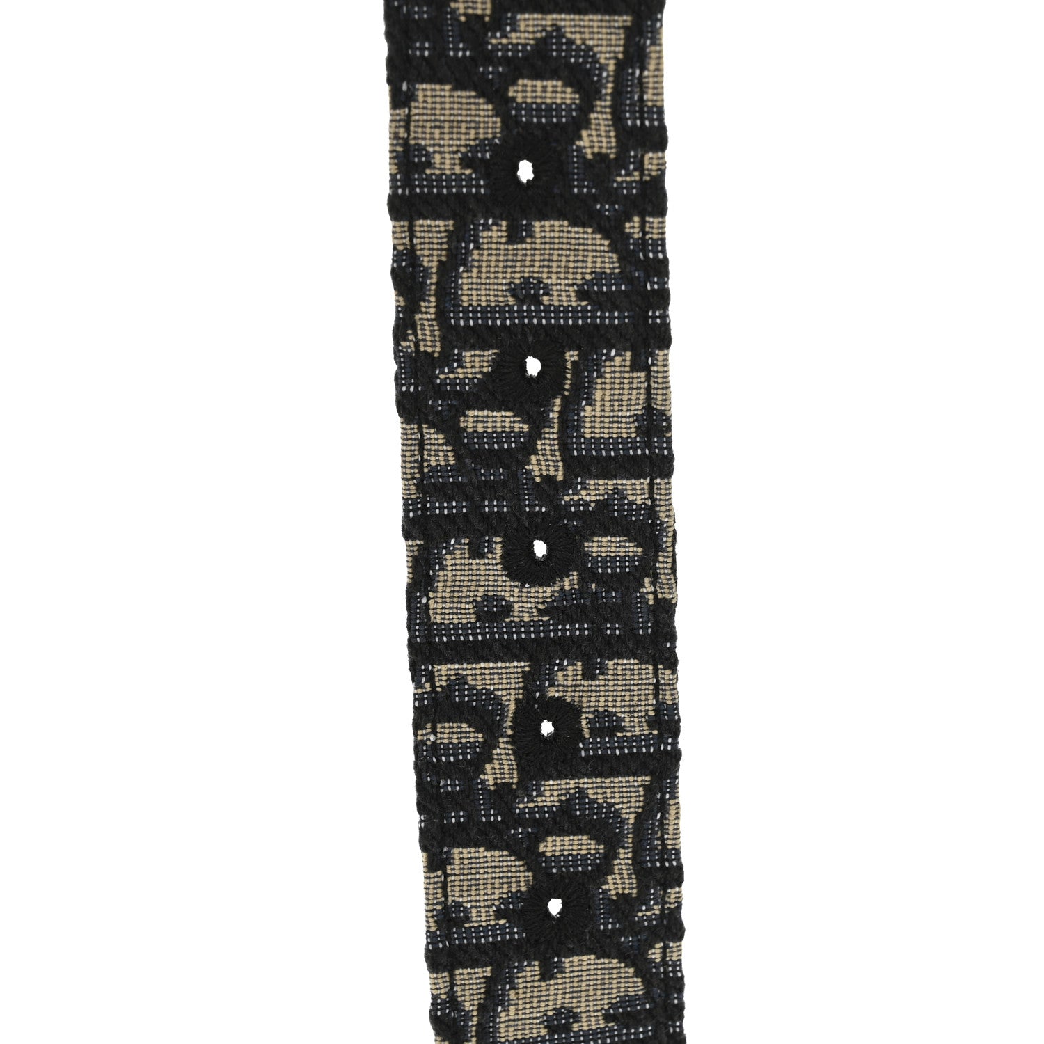 Christian Dior Jacquard Oblique 20mm Belt 90 36 Blue 5 of 5