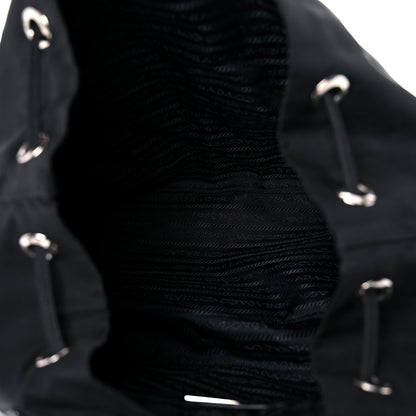 Prada Nylon Vela Medium Backpack Black 5 of 16