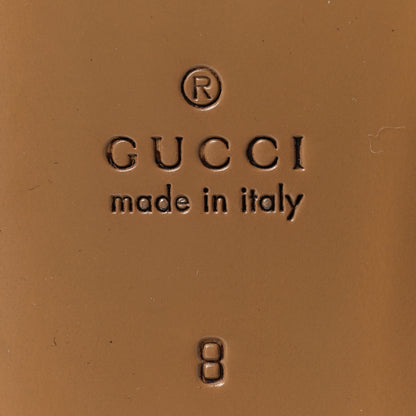 Gucci Canvas GG Monogram Diamond Fur Web GG Mens Princetown Slippers 8 Midnight Blue Hibiscus Red 6 of 7