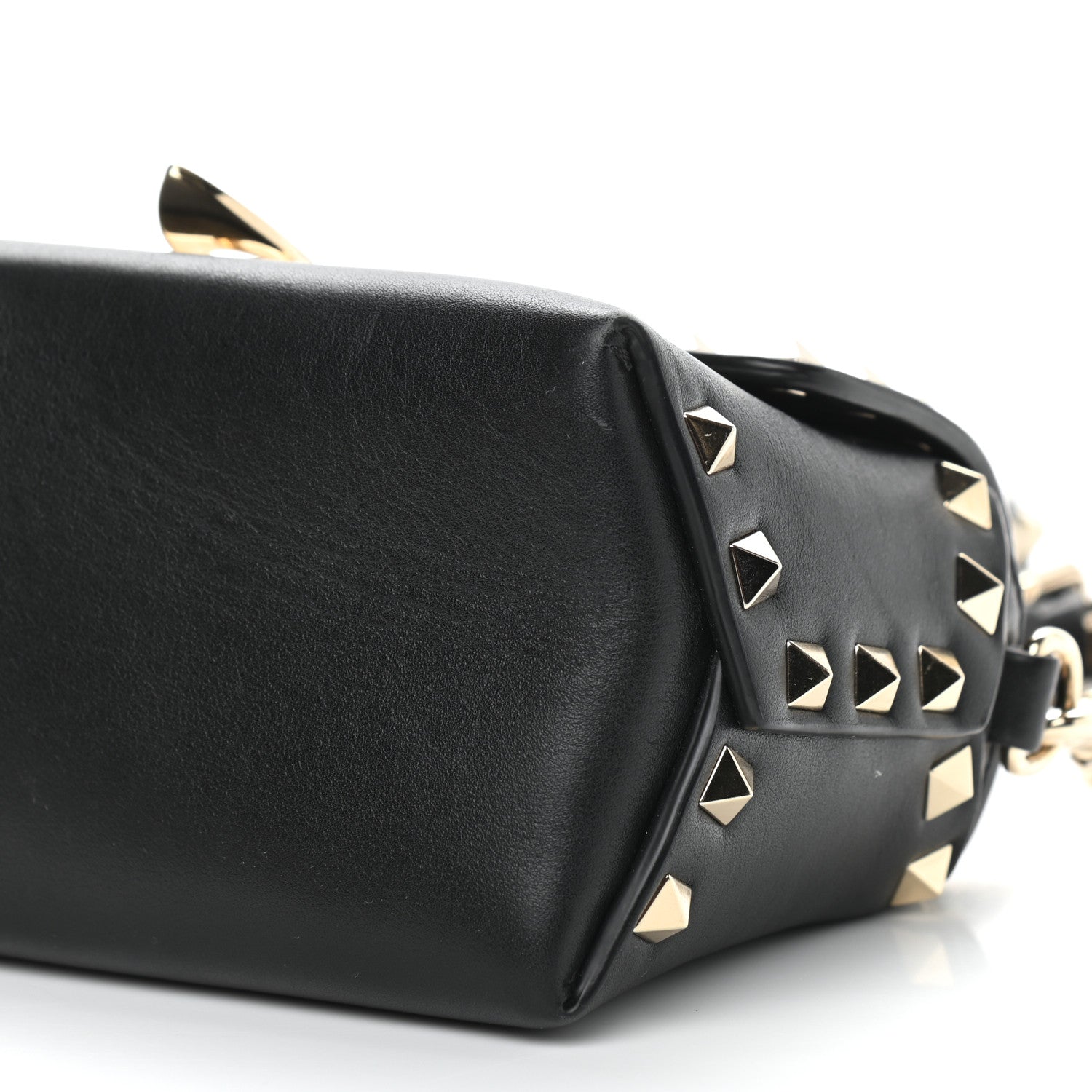 Valentino Garavani Vitello Mini Rockstud Crossbody Bag Black 8 of 8