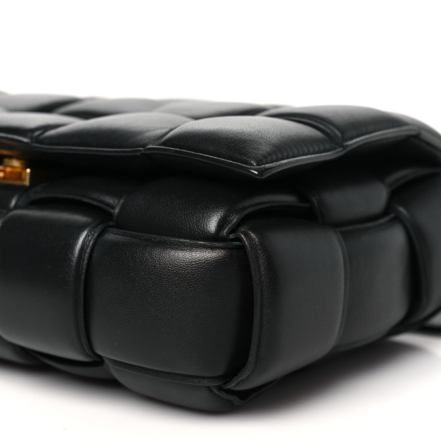 Bottega Veneta Nappa Maxi Intreccio Padded Cassette Crossbody Bag Black 10 of 11