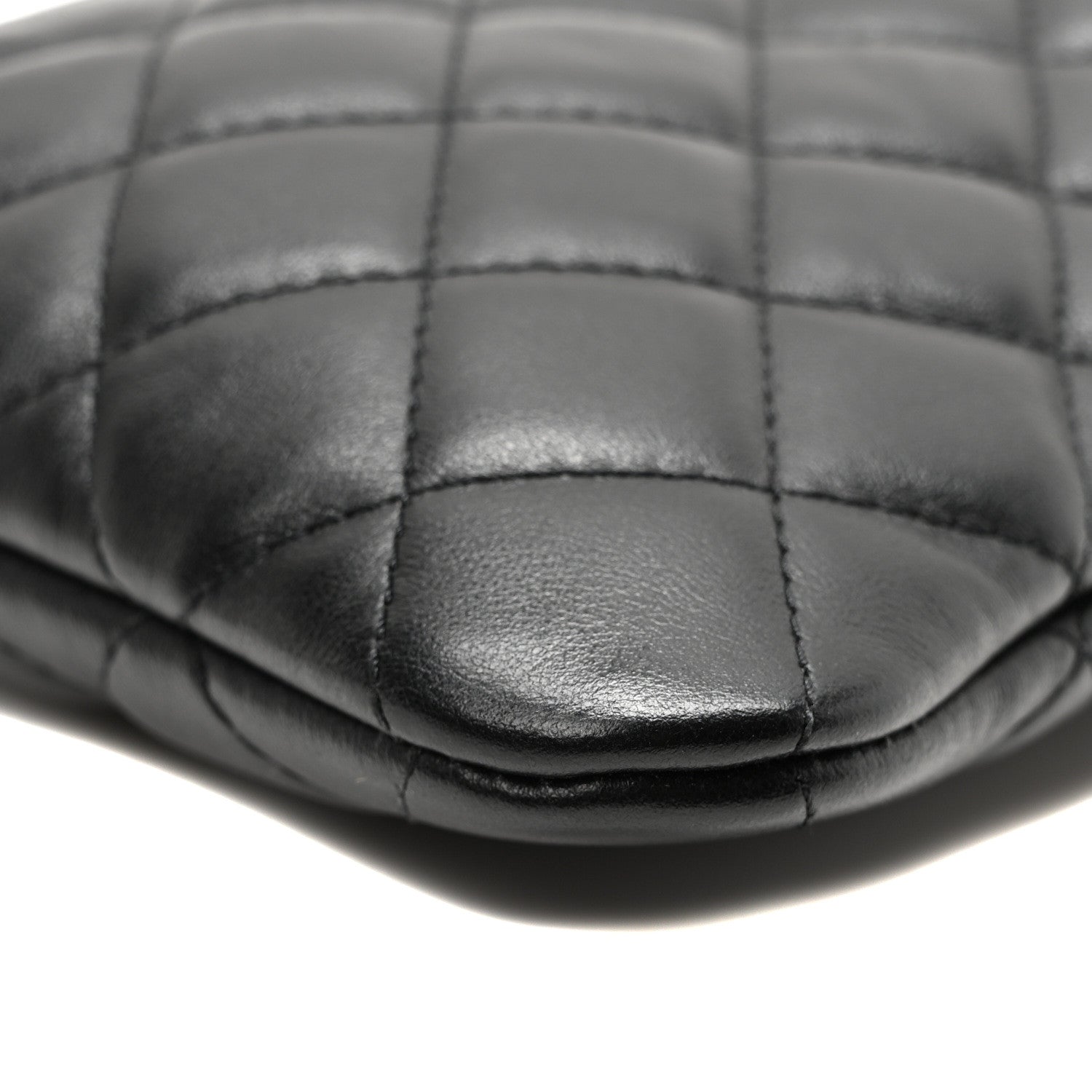 Chanel Lambskin Quilted Crossbody Bag Black 10 of 10