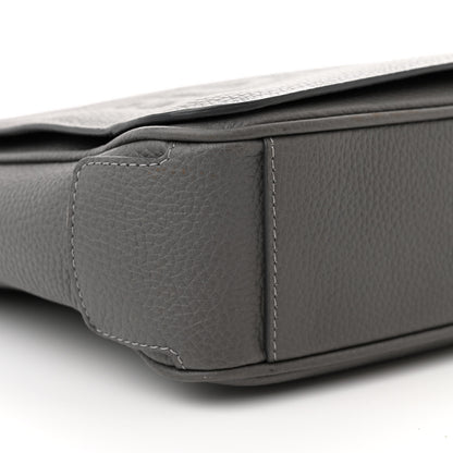 Burberry Calfskin Logo Messenger Charcoal Grey 9 of 13
