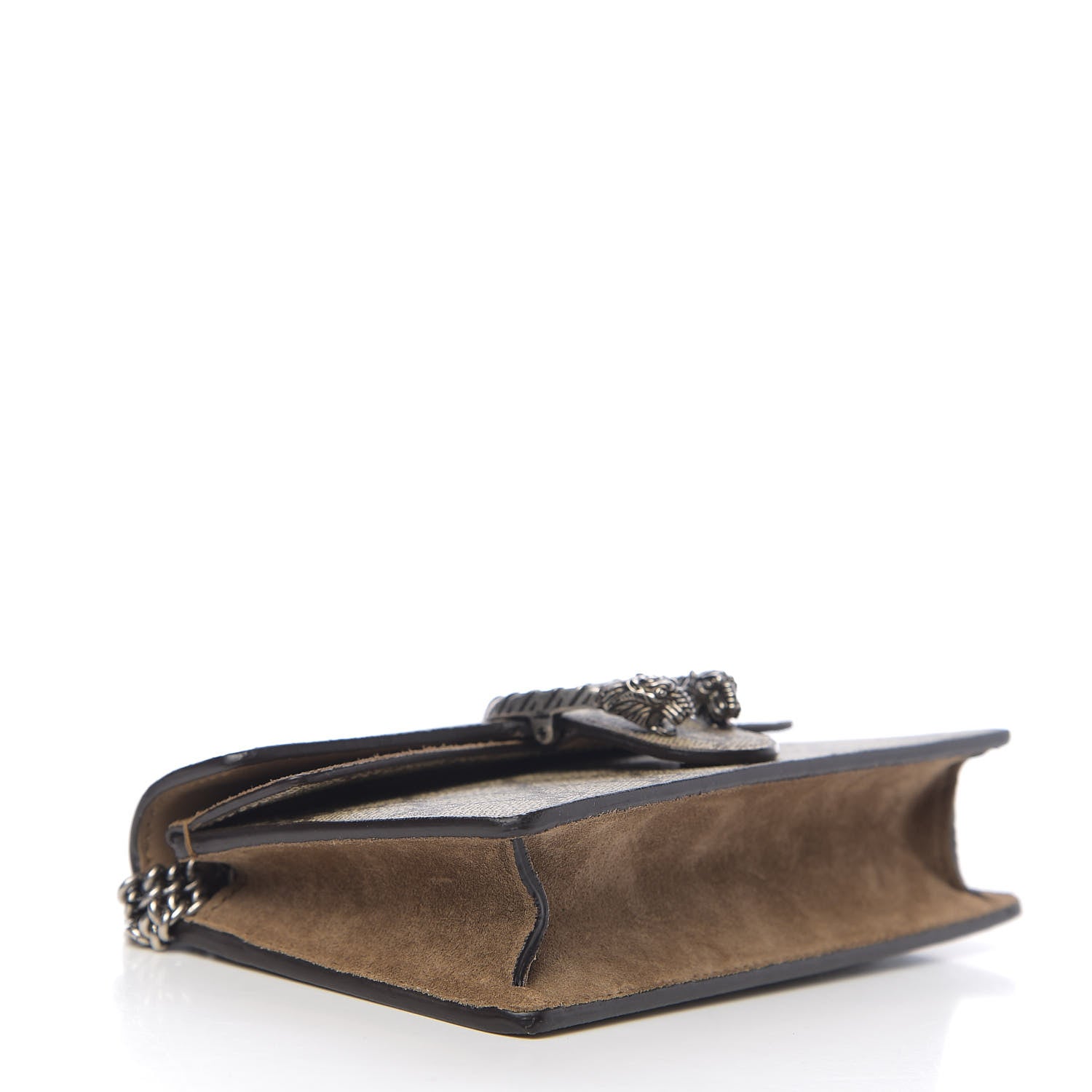 Gucci GG Supreme Monogram Super Mini Dionysus Shoulder Bag Taupe 3 of 9