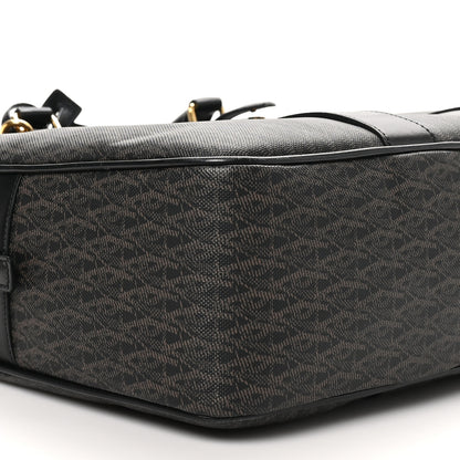 Saint Laurent Toile Classic Monogram Rodeo Briefcase Black 9 of 14
