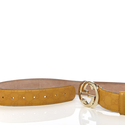 Gucci Guccissima Signature Interlocking G 40mm Belt 95 38 Nectarine 4 of 4