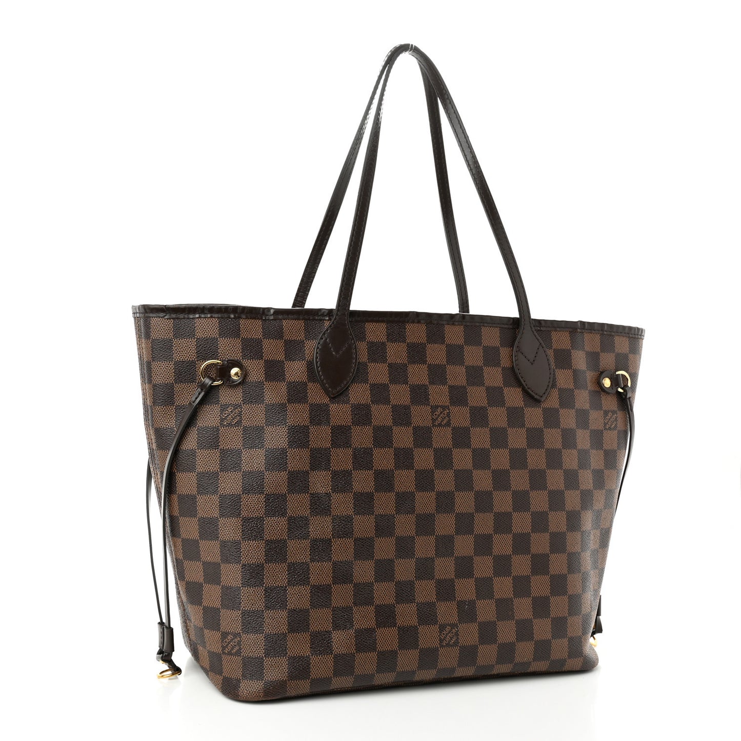 Damier Ebene Neo Neverfull MM Rose Ballerine