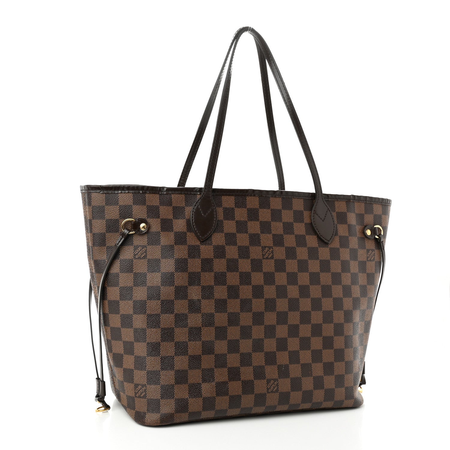 Louis Vuitton Damier Ebene Neo Neverfull MM Rose Ballerine 3 of 14