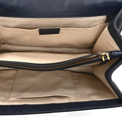 Gucci Moon Calfskin Bamboo Web Medium Dionysus Top Handle Bag Blue Emerald Hibiscus Red 5 of 11