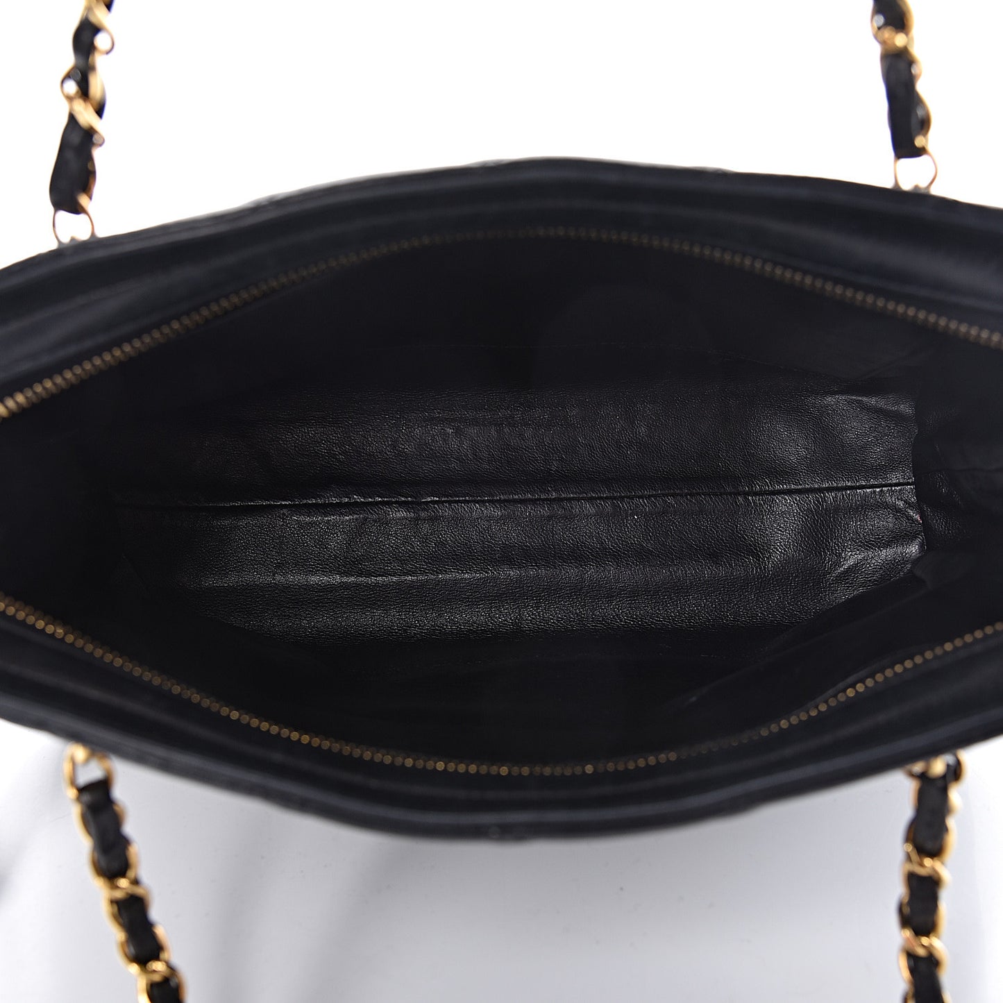 Lambskin Quilted Shoulder Bag Black