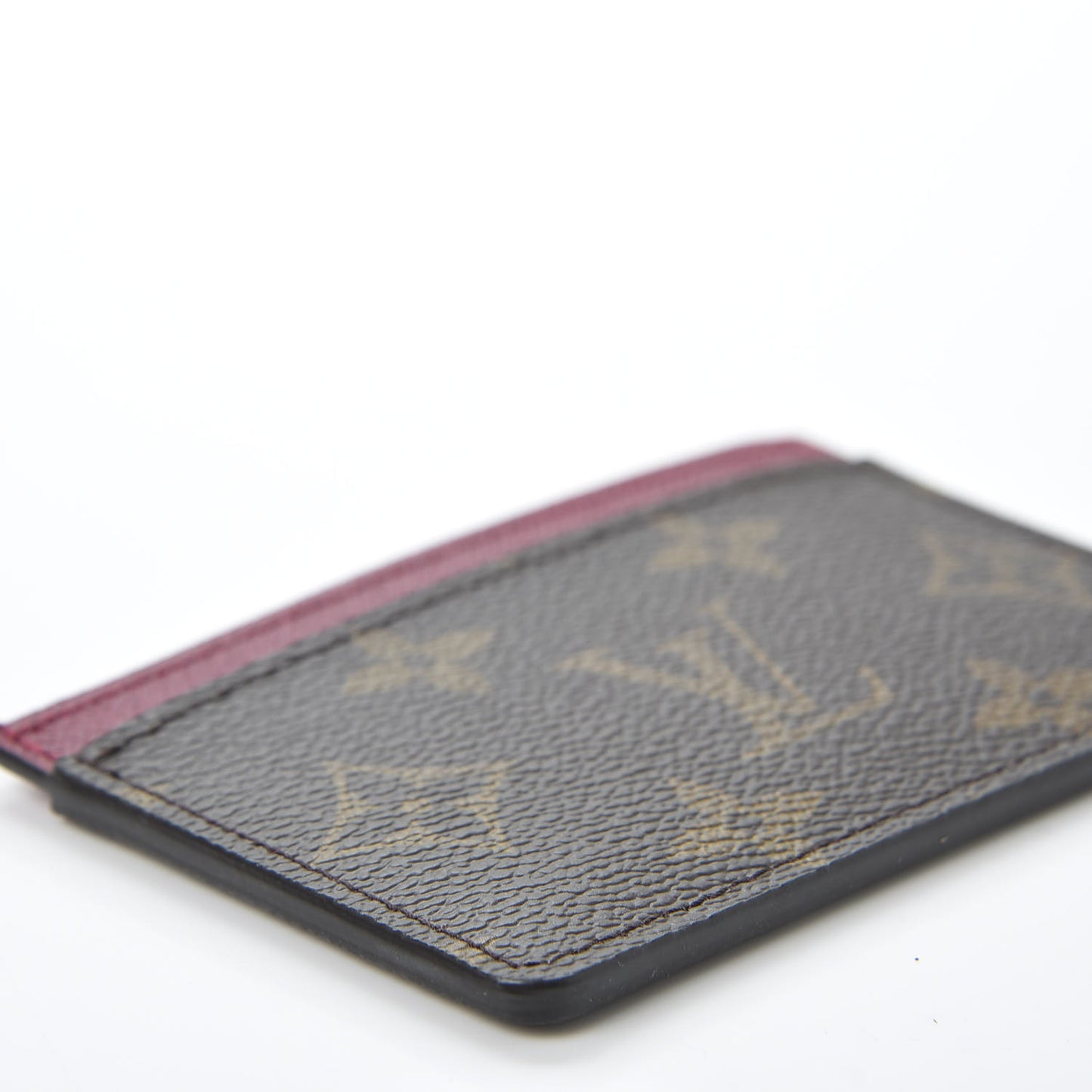 Monogram Card Holder Fuchsia