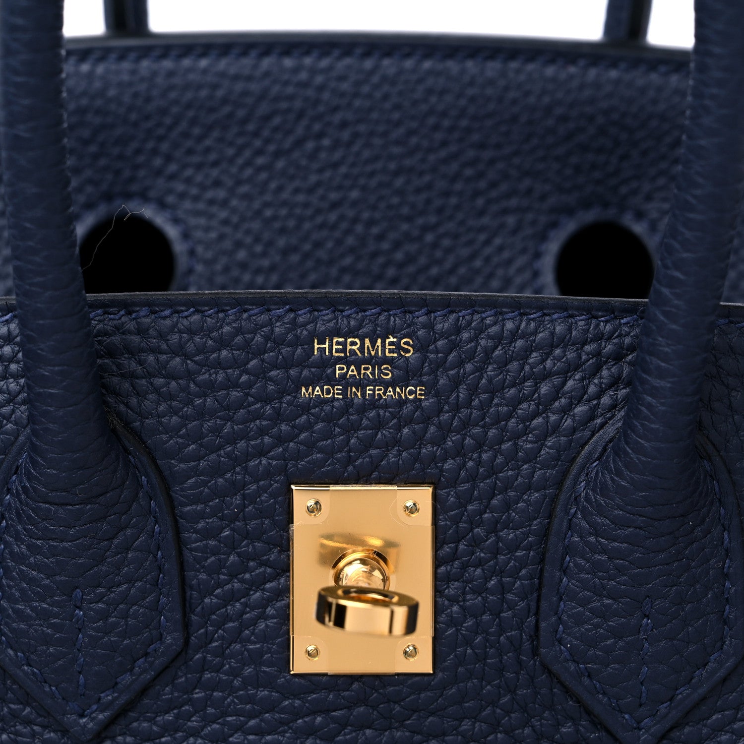 Hermes Togo Birkin 25 Bleu Nuit 6 of 10