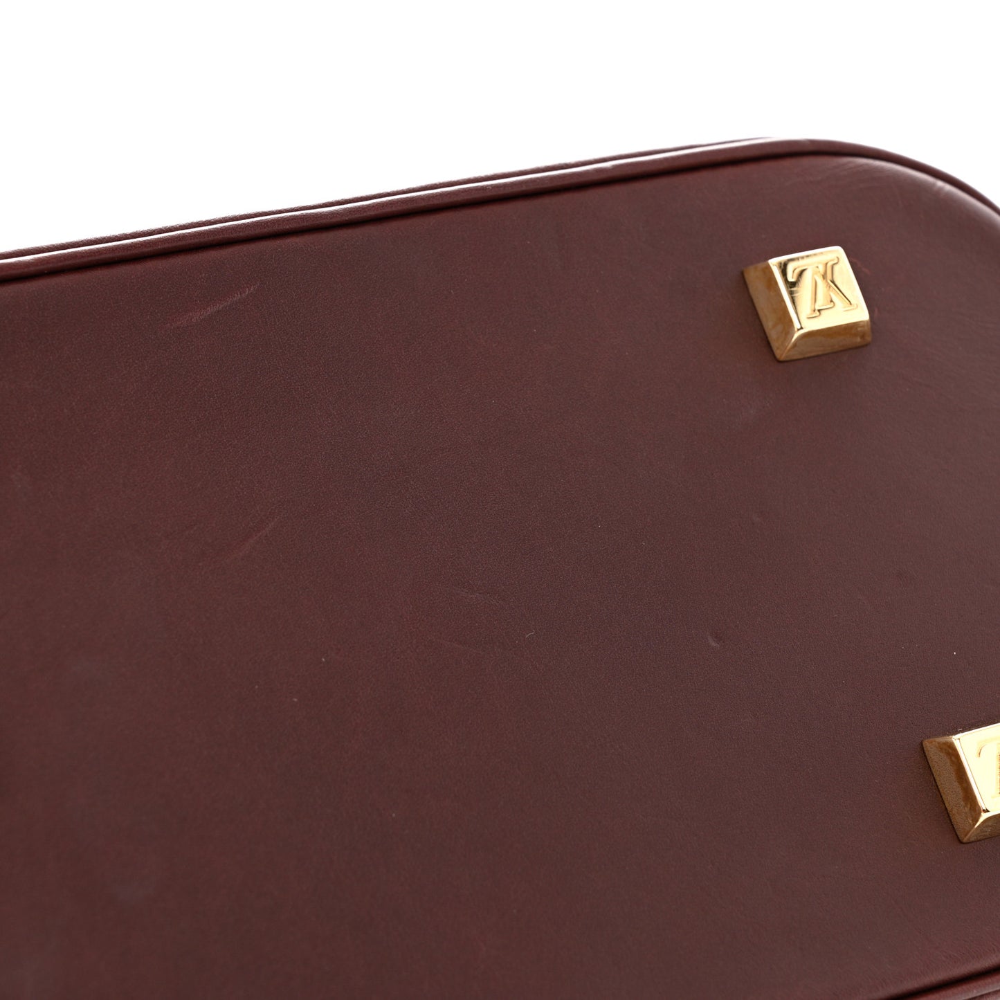 Mini Monogram Alma Long Cherry