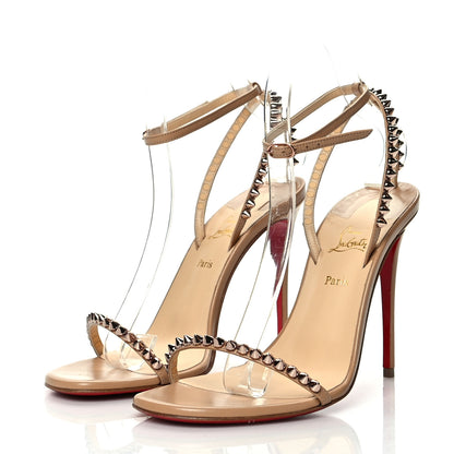 Christian Louboutin Kid So Me 100 Sandals 38 Nude 3 of 7