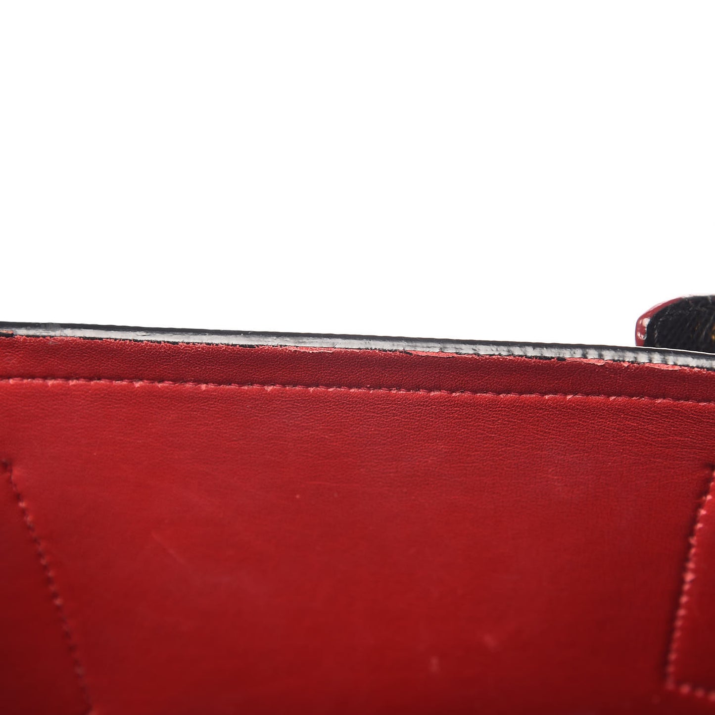 Saffiano Cuir Medium Double Bag Black Fuoco