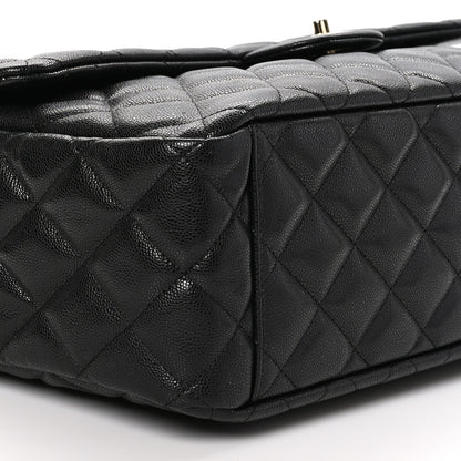 Chanel Caviar Quilted XXL Travel Flap Bag Black 9 of 10