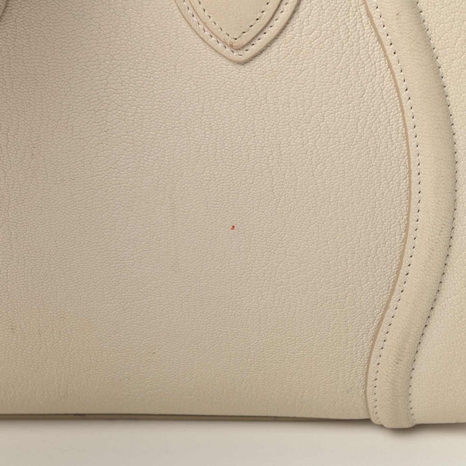 Celine Goatskin Micro Luggage White 19 of 21