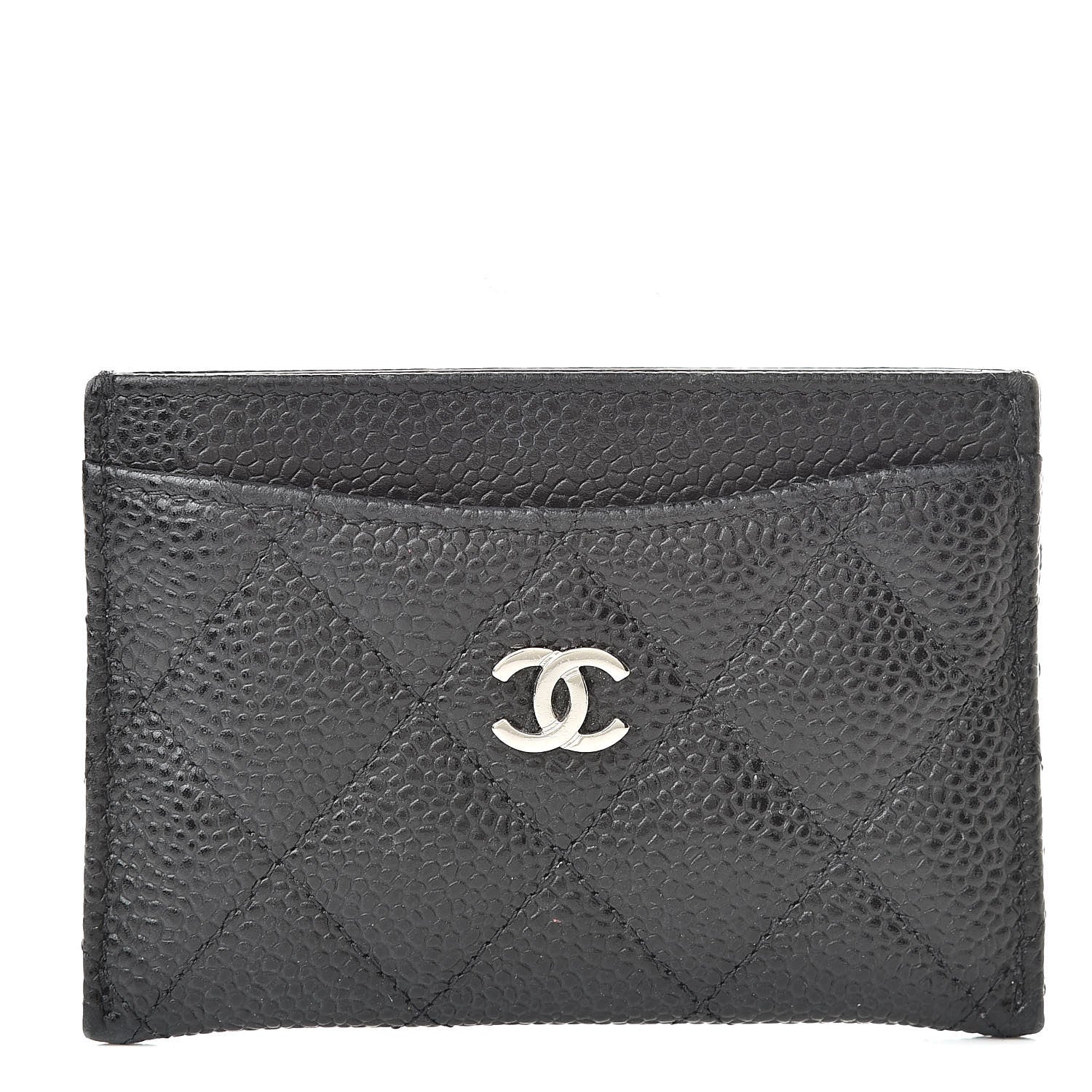Chanel Caviar Quilted Card Holder Black 1 of 9