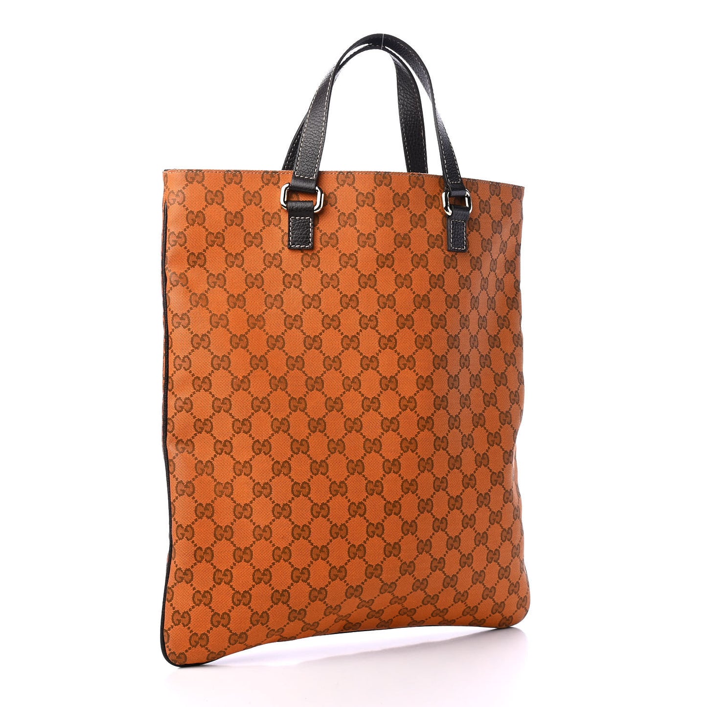 Monogram Flat Vertical Tote Orange