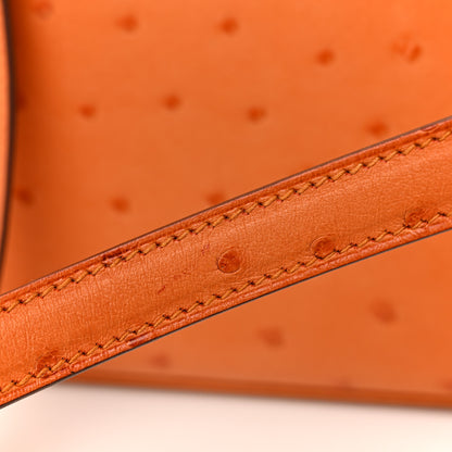 Hermes Ostrich Kelly Sellier 25 Abricot 11 of 12