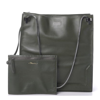 3.1 Phillip Lim 3.1 Calfskin Tote Green 1 of 9