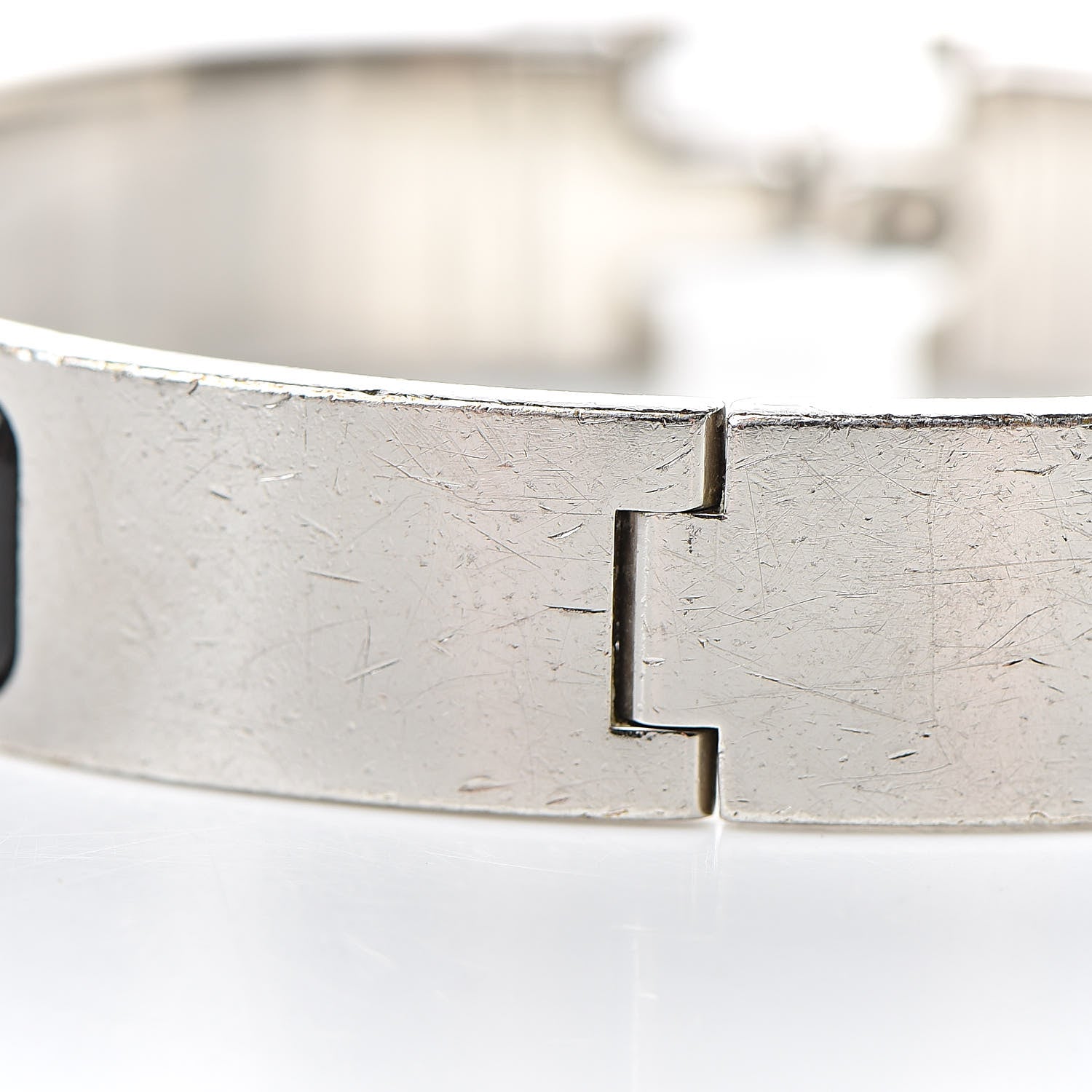 Hermes Enamel Narrow Clic Clac H Bracelet PM Black 6 of 7