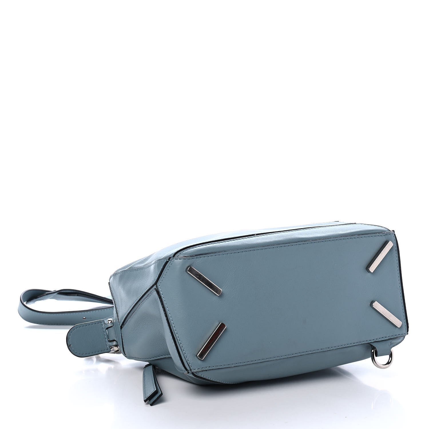 Loewe Calfskin Small Puzzle Bag Stone Blue 3 of 4
