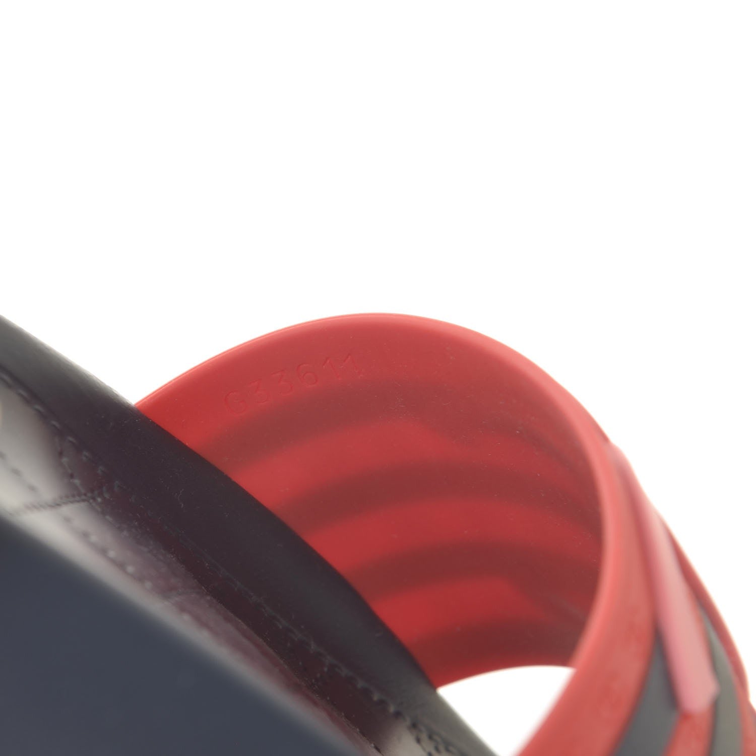 Chanel Rubber CC Flat Slide Sandals 36 Pink Red 8 of 9