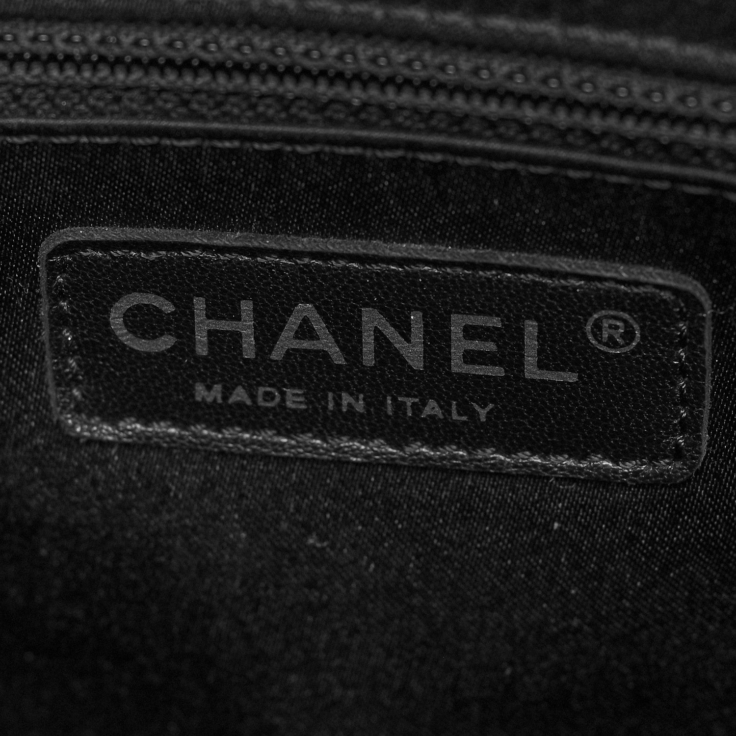 Chanel Caviar Quilted XL Grand Shopping Tote GST Black 6 of 10