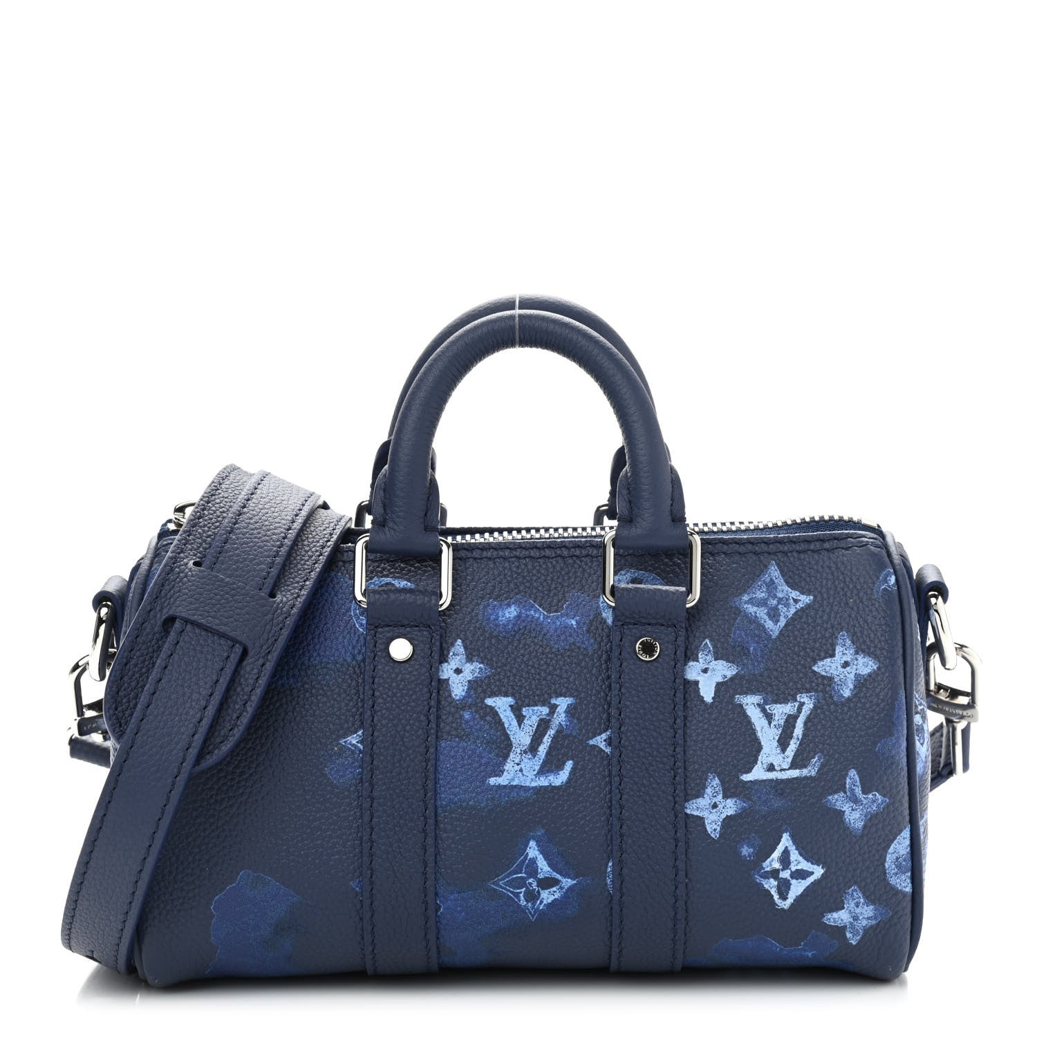 Louis Vuitton Monogram Ink Watercolor Keepall XS Blue 1 of 8