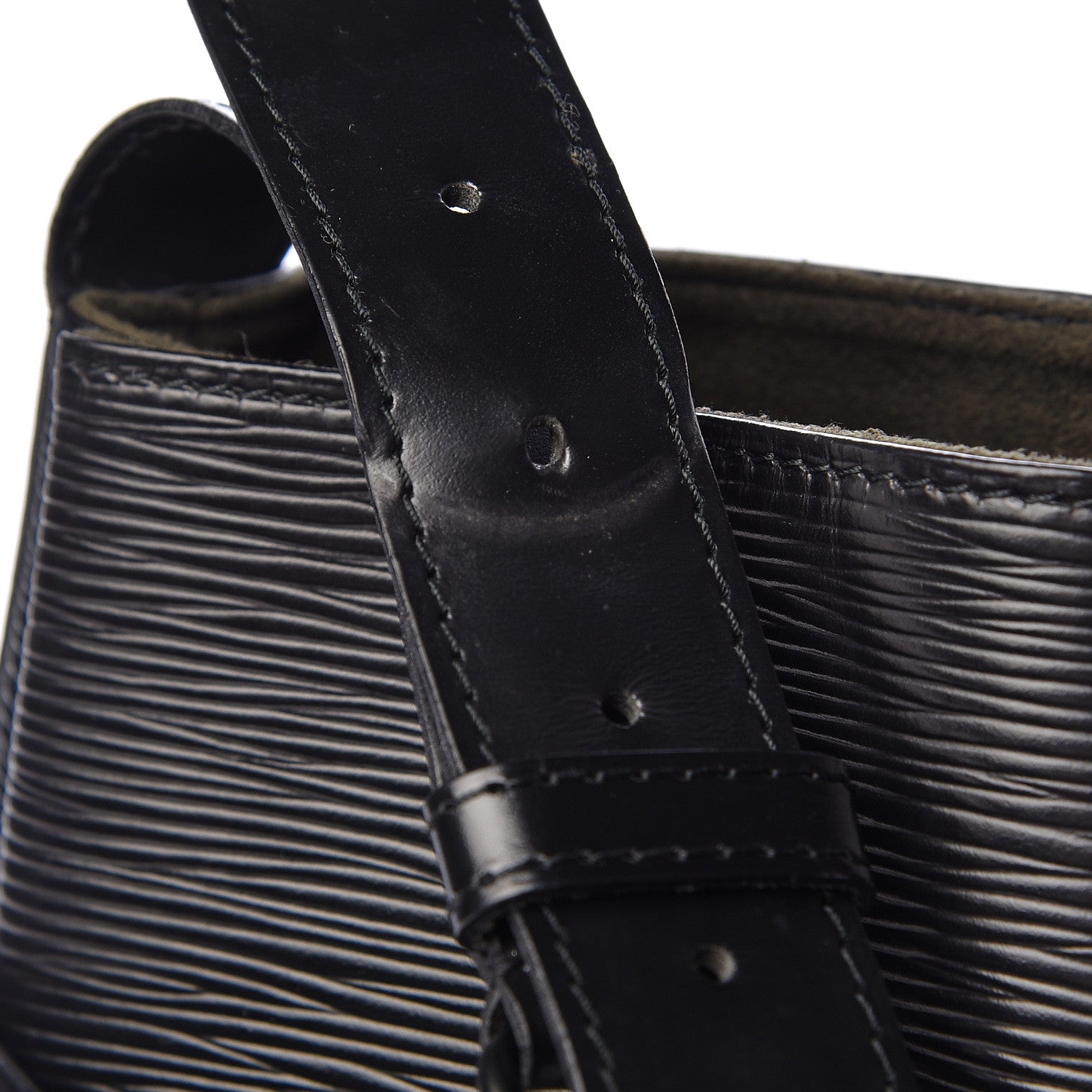 Louis Vuitton Epi Sac D'Epaule Black 13 of 13