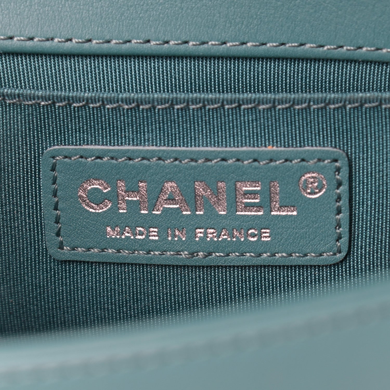 Chanel Calfskin Quilted Small Boy Flap Turquoise 6 of 9