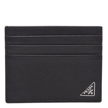 Prada Saffiano Card Holder Black 1 of 7