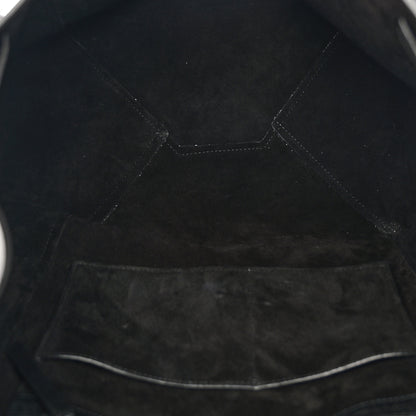 Celine Soft Grained Calfskin Medium Belt Cabas Phantom Black 5 of 11