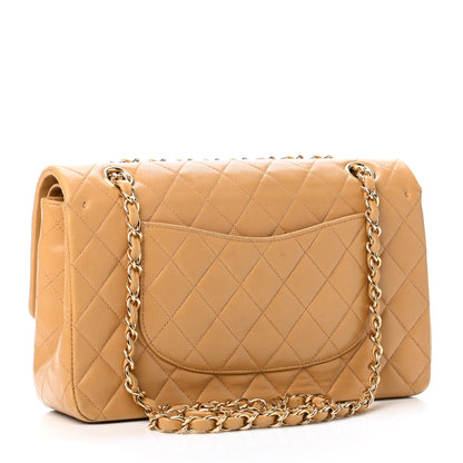Chanel Lambskin Quilted Medium Double Flap Beige 2 of 4