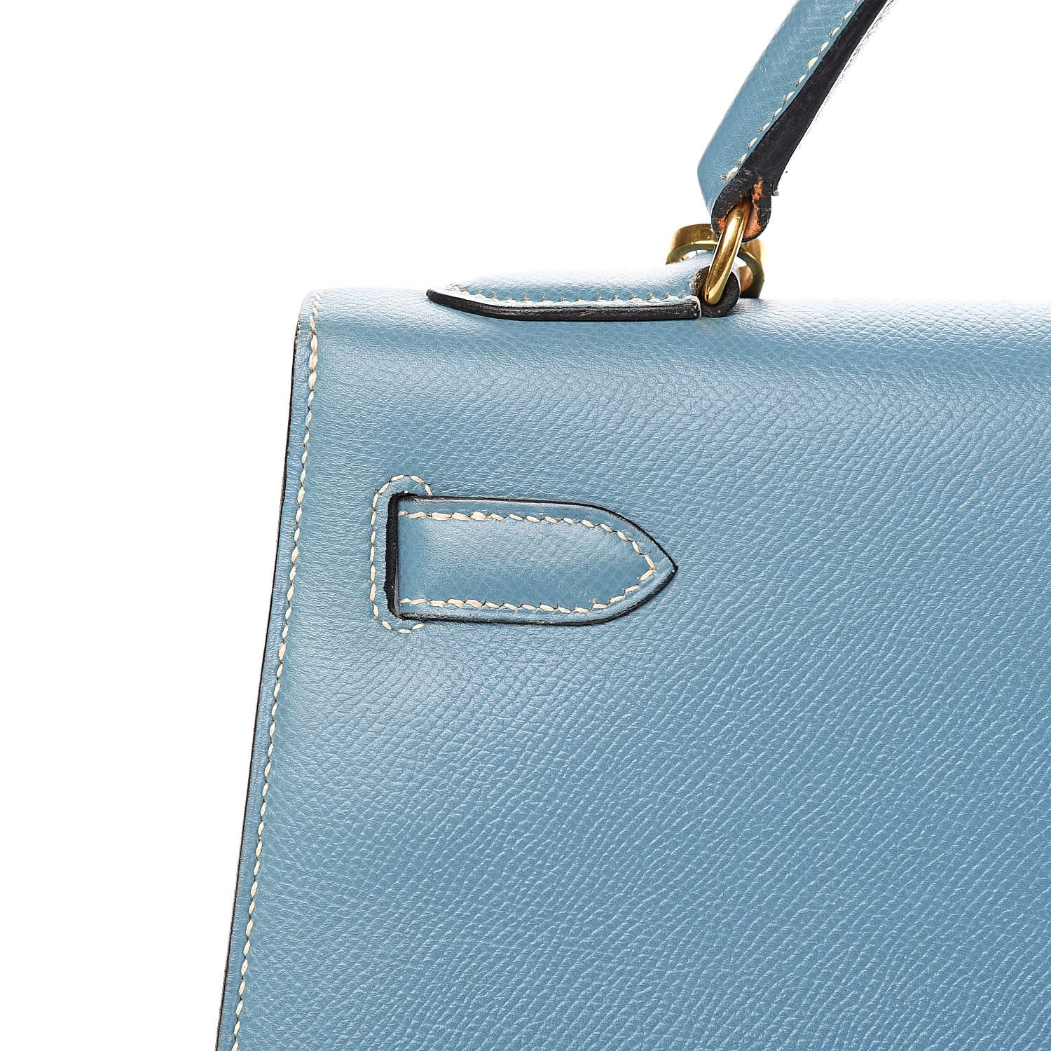 Hermes Epsom Kelly Sellier 32 Blue Jean 31 of 36