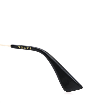 Gucci Metal Round Frame Sunglasses GG0061S Black 6 of 8