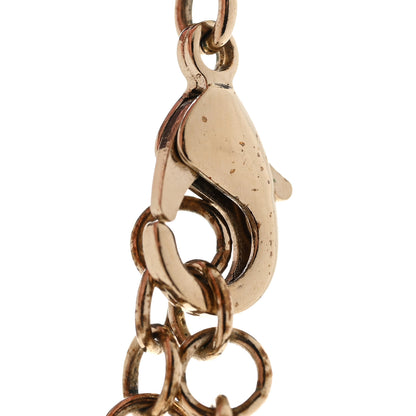 Chanel Crystal CC Chain Short Necklace Gold 7 of 8
