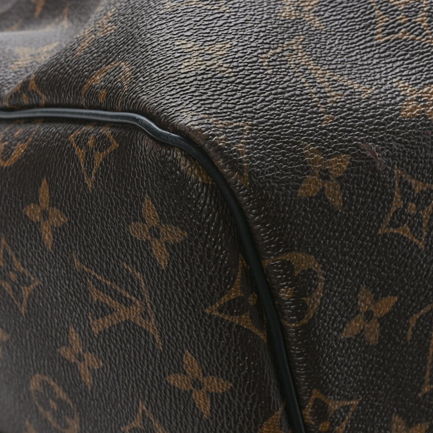 Louis Vuitton Monogram Macassar Keepall Bandouliere 55 10 of 11