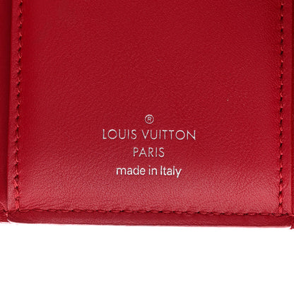 Louis Vuitton Calfskin New Wave Compact Wallet Rouge 6 of 10