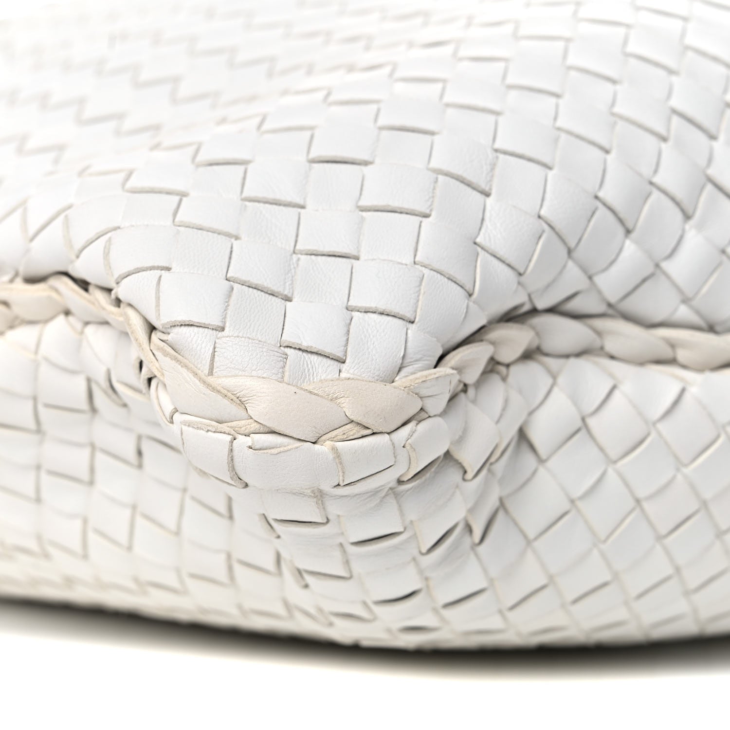 Bottega Veneta Nappa Intrecciato Maxi Veneta Hobo White 7 of 12