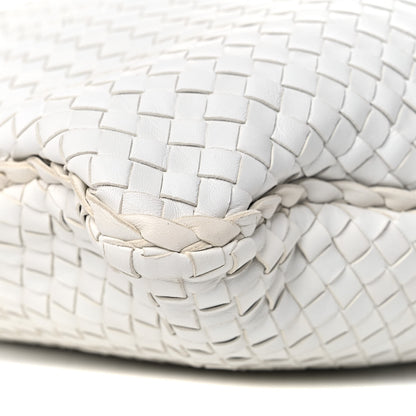 Bottega Veneta Nappa Intrecciato Maxi Veneta Hobo White 7 of 12