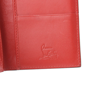 Christian Louboutin Calfskin Spiked Sifnos Bi-Fold Wallet Blue 6 of 6
