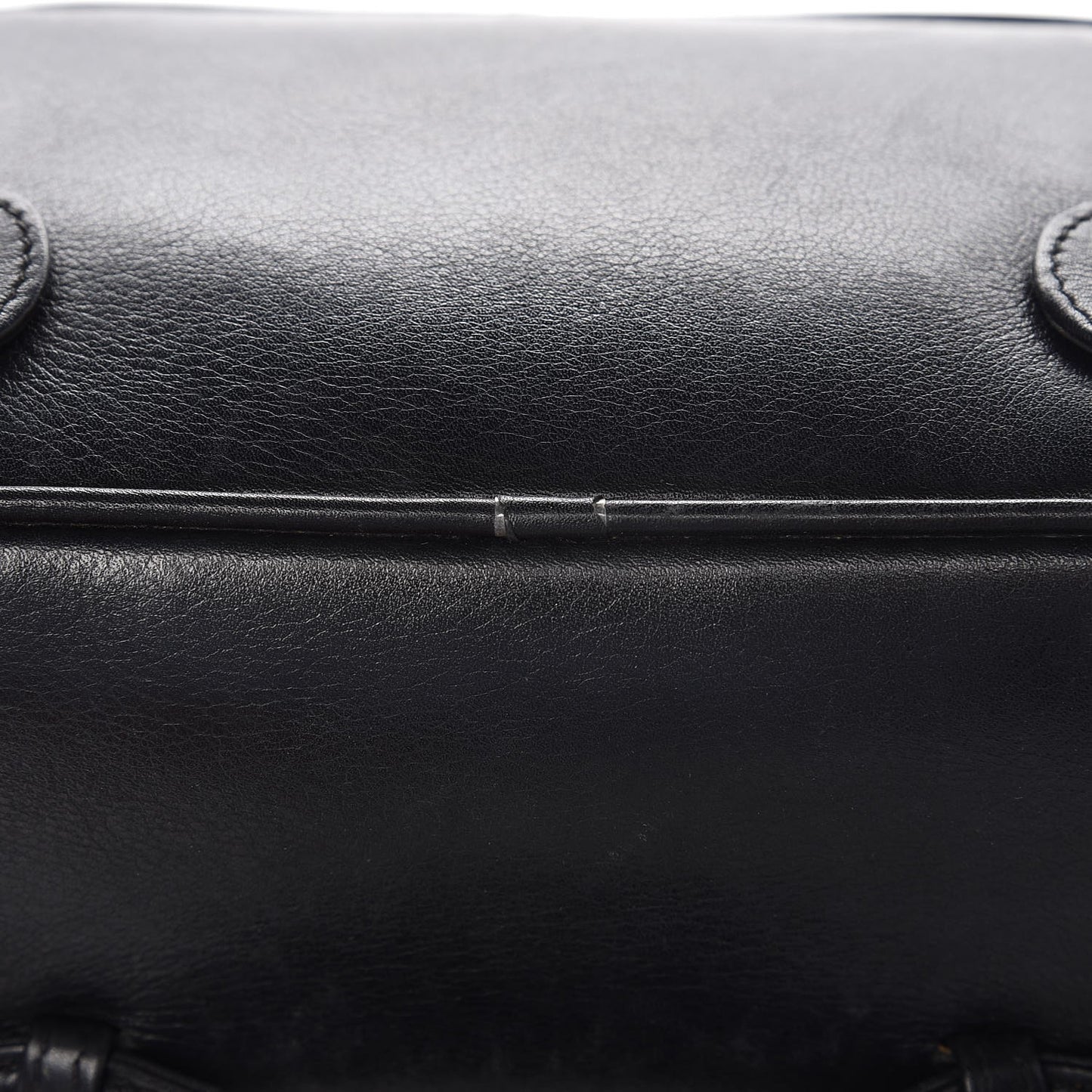 Lambskin Vanity Cosmetic Case Black