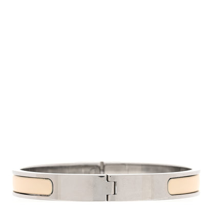 Hermes Enamel Mini Clic Kelly Bracelet PM Creme 3 of 5