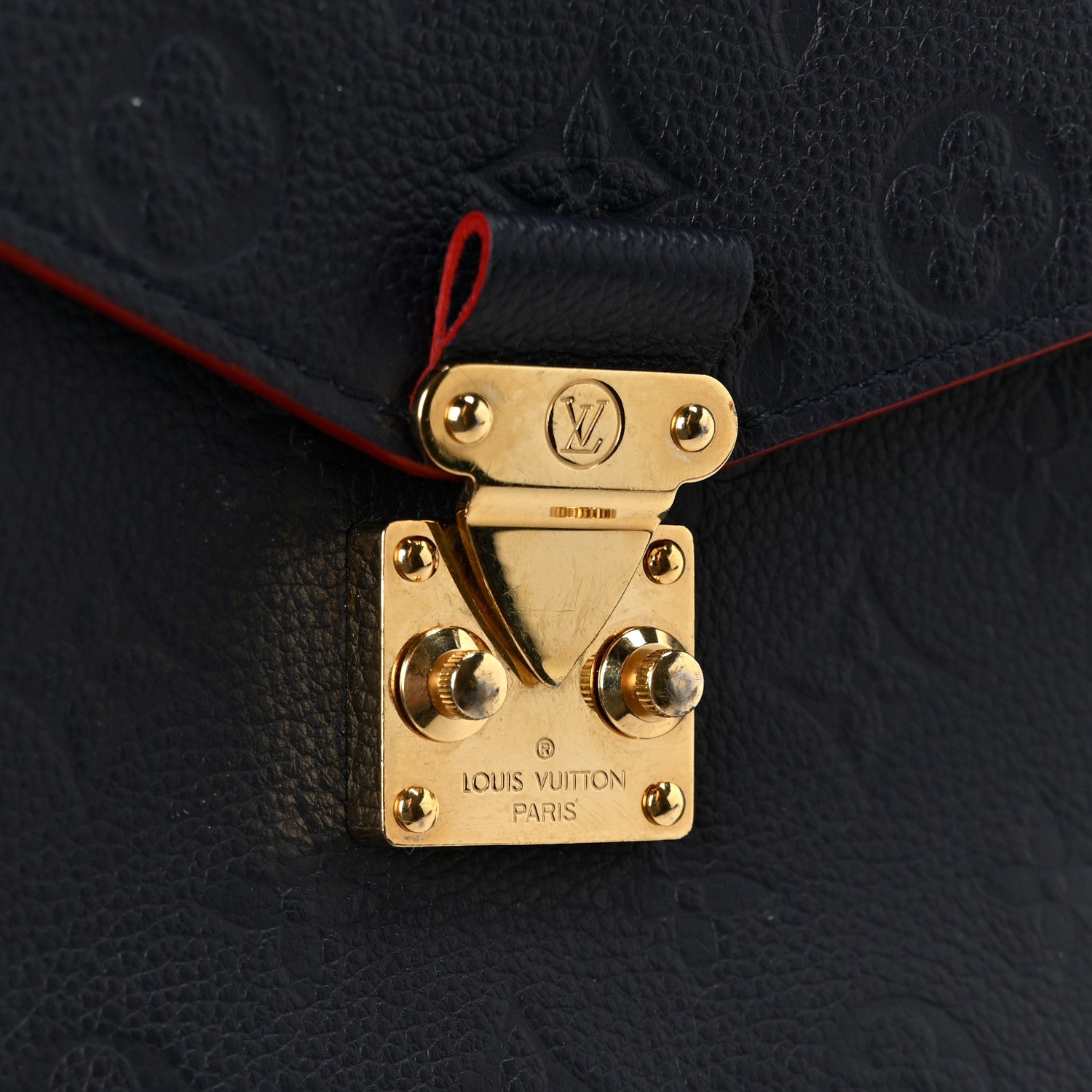 Louis Vuitton Empreinte Pochette Metis Marine Rouge 8 of 15