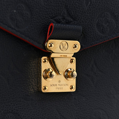 Louis Vuitton Empreinte Pochette Metis Marine Rouge 8 of 15