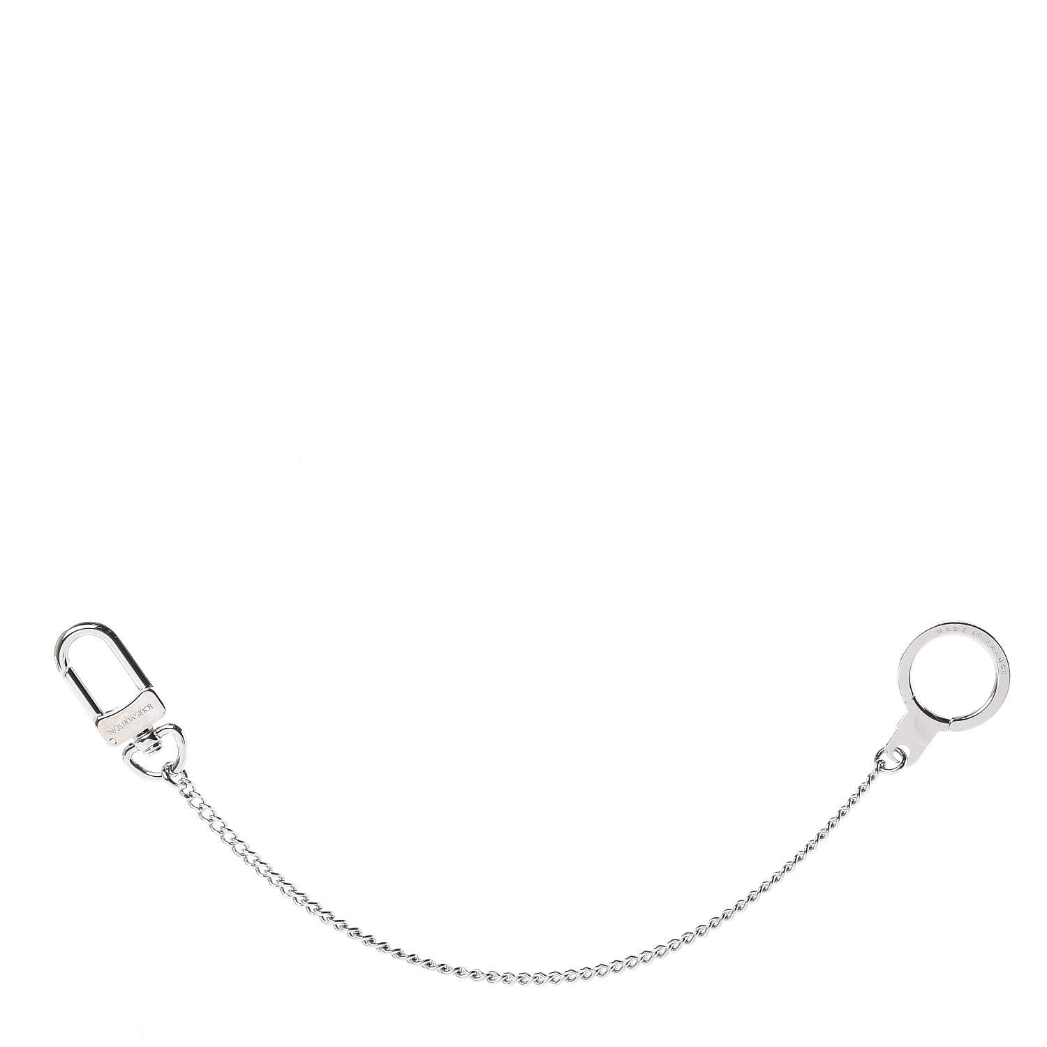 Louis Vuitton Pochette Extender Key Ring Chain Silver 1 of 3