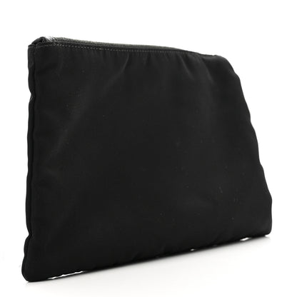 Prada Re-Nylon Saffiano Pouch Wristlet Black 3 of 6