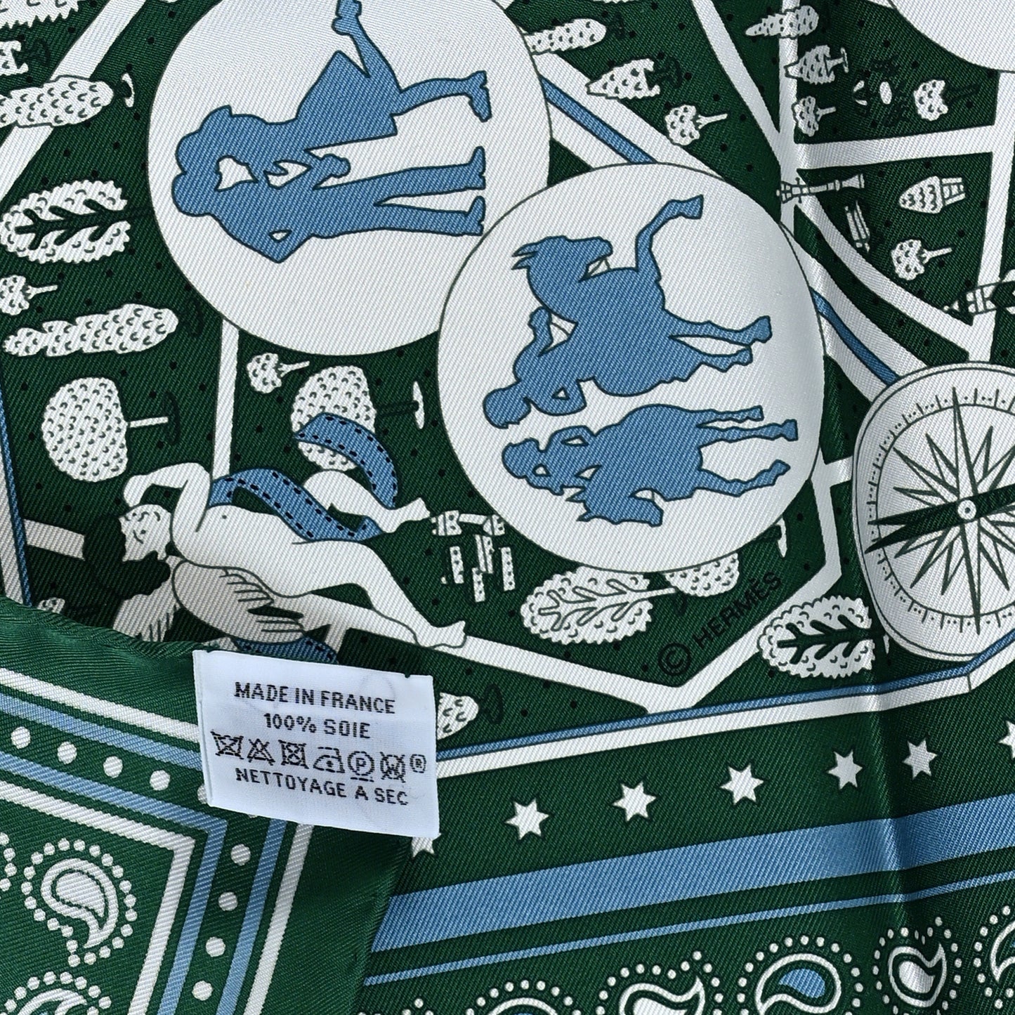 Silk Les Nouveaux Amoureux de Paris Bandana Scarf 55